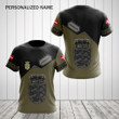 AIO Pride - Custom Name Coat Of Arms Denmark Unisex Adult Shirts