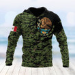 AIO Pride - Mexico Camo And Coat Of Arms Unisex Adult Shirts