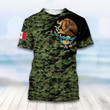 AIO Pride - Mexico Camo And Coat Of Arms Unisex Adult Shirts