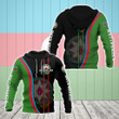AIO Pride - Custom Name Azerbaijan Flag Wave Style Unisex Adult Shirts