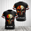 AIO Pride - Custom Name Skull Germany My Home Macedonia My Blood Unisex Adult Shirts