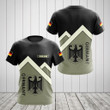 AIO Pride - Custom Name Germany Coat Of Arms Black Unisex Adult Shirts