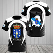 AIO Pride - Customize Galicia Map & Coat Of Arms V2 Unisex Adult Shirts