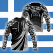 AIO Pride - Customize Sport Camouflage And Coat Of Arm Greece Limited Unisex Adult Shirts