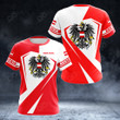 AIO Pride - Custom Name Austria Flag Diamond Unisex Adult Shirts