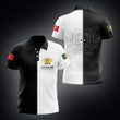 AIO Pride - Custom Name Portugal Half Black Half White Unisex Adult Shirts
