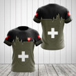 AIO Pride - Custom Name Switzerland In My Heart Unisex Adult Shirts