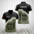AIO Pride - Custom Name România Coat Of Arms And Flag Unisex Adult Shirts