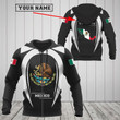 AIO Pride - Customize Mexico Map & Coat Of Arms V2 Unisex Adult Hoodies