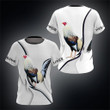 AIO Pride - Custom Name Rooster White Leather Unisex Adult Shirts