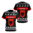 AIO Pride - Albania Christmas Black Unisex Adult Shirts