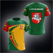 AIO Pride - Custom Name Lithuania Flag Sport Style Unisex Adult Shirts