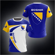 AIO Pride - Custom Name Bosnia Flag Sport Style Unisex Adult Shirts
