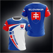 AIO Pride - Custom Name Slovakia Flag Sport Style Unisex Adult Shirts