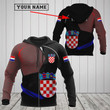 AIO Pride - Customize Croatia Coat Of Arms Half Pattern Unisex Adult Shirts