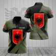 AIO Pride - Custom Name Albania Coat Of Arms Diamond Black Unisex Adult Shirts