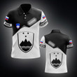 AIO Pride - Custom Name Coat Of Arms Slovenia - Black And White Unisex Adult Shirts