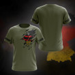 AIO Pride - Custom Name Germany Flag Skull 3D Unisex Adult Shirts