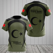 AIO Pride - Customize Turkey Black Coat Of Arms V2 Unisex Adult Shirts