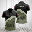 AIO Pride - Custom Name Latvija Coat Of Arms And Flag Unisex Adult Shirts