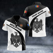 AIO Pride - Custom Name Moldova Coat Of Arms Black And White Unisex Adult Shirts