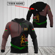 AIO Pride - Customize Kenya Coat Of Arms Half Pattern Unisex Adult Shirts