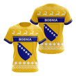 AIO Pride - Bosnia Christmas Yellow Unisex Adult Shirts
