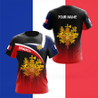 AIO Pride - Customize France Coat Of Arm Popular Unisex Adult Shirts