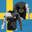 AIO Pride - Customize Sweden Eagle Symbol And Coat Of Arm Shirt