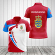 AIO Pride - Custom Name Denmark Flag Sport Style Unisex Adult Shirts