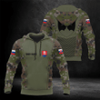 AIO Pride - Customize Slovakia Camouflage Coat Of Arm Machine Unisex Adult Shirts