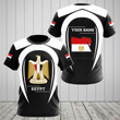AIO Pride - Customize Egypt Map & Coat Of Arms V2 Unisex Adult Shirts