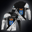 AIO Pride - Custom Name Galicia Coat Of Arms Diamond White Unisex Adult Shirts
