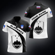 AIO Pride - Custom Name Slovenia Coat Of Arms Black And White Unisex Adult Shirts