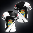 AIO Pride - Custom Name Denmark Coat Of Arms Diamond White Unisex Adult Shirts