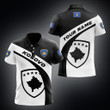 AIO Pride - Custom Name Kosovo Coat Of Arms Black And White Unisex Adult Shirts