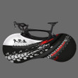 AIO Pride - Swim Bike Run Tire Pattern Red And Black Bike Covers