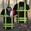 AIO Pride - Custom Name French Firefighter 3D Hawaiian Shirt