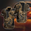 AIO Pride - Custom Name Golden Dragon King Hawaiian Shirt