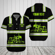 AIO Pride - Custom Name Trucker - Black 2 Hawaiian Shirt