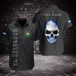 AIO Pride - El Salvador Line Skull Hawaiian Shirt