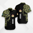 AIO Pride - Custom Name Sweden Skull Camo Hawaiian Shirt