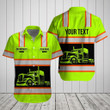 AIO Pride - Custom Name Trucker - Green Hawaiian Shirt
