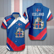 AIO Pride - Iceland Coat Of Arms Design Hawaiian Shirt