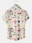 AIO Pride - Mushroom Pattern Hawaiian Shirt