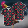 AIO Pride - Red Rooster Pattern Hawaiian Shirt