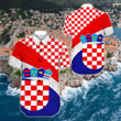 AIO Pride - Croatia Version Flag - COA Hawaiian Shirt