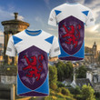 AIO Pride - Scotland - Scottish Flag And Lion Unisex Adult T-shirt