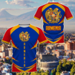 AIO Pride - Armenia Coat Of Arms Style Unisex Adult T-shirt