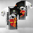 AIO Pride - Customize Macedonia Coat Of Arms & Special Skull Unisex Adult T-shirt